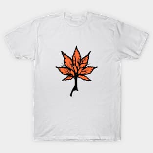 Colored dry leaf T-Shirt